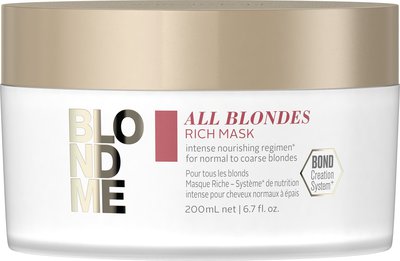 Schwarzkopf Blond Me All Blondes Rich Mask