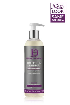 Design Essentials Oat Protein & Henna Deep Cleansing Shampoo (237ml)