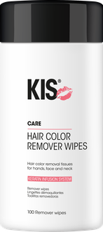Hair color remover wipes