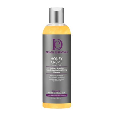 Design Essentials Honey Creme Moisture Retention Super Detangling Conditioning Shampoo 12 oz