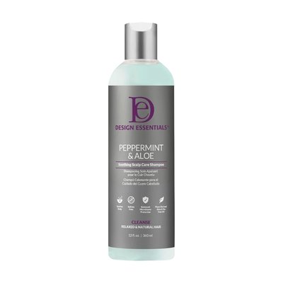Design Essentials Peppermint & Aloe Soothing Scalp Care Shampoo 12oz