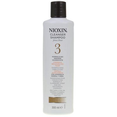 Nioxin Cleanser Shampoo 3 Fijn Chemisch Behandeld Haar (300ml)
