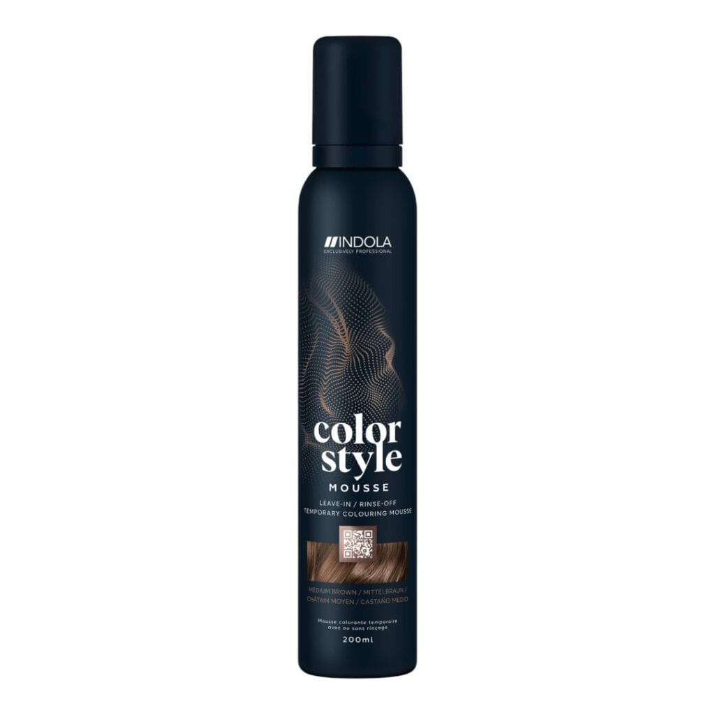 Indola Color Style Mousse Medium Brown 200ml