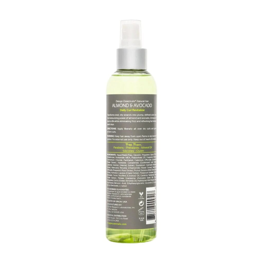 Design Essentials Almond & Avocado Daily Curl Revitalizer 235ml
