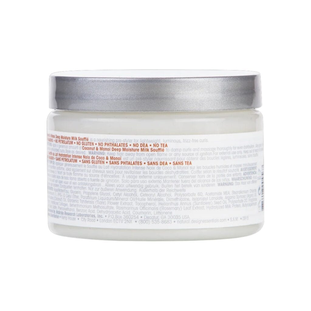 Design Essentials Coconut & Monoi Deep Moisture Milk Soufflé 12oz