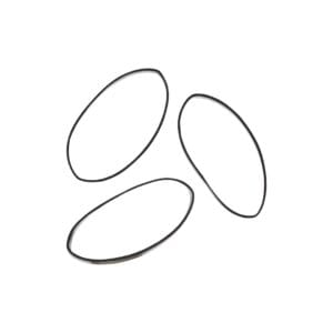 SIBEL Elastische Haarbandjes Zwart 35mm 250st