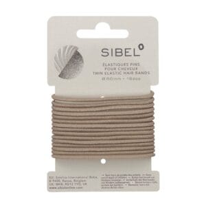 SIBEL Elastische Haarbandjes Blond Dun 16st