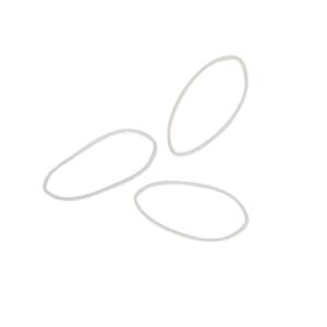 SIBEL Elastische Haarbandjes Transparant 20mm 500st