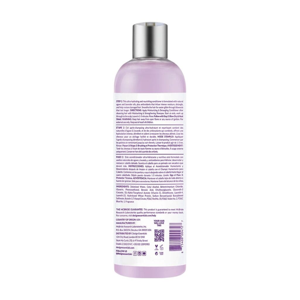 Design Essentials Agave & Lavender Moisturizing & Detangling Conditioner